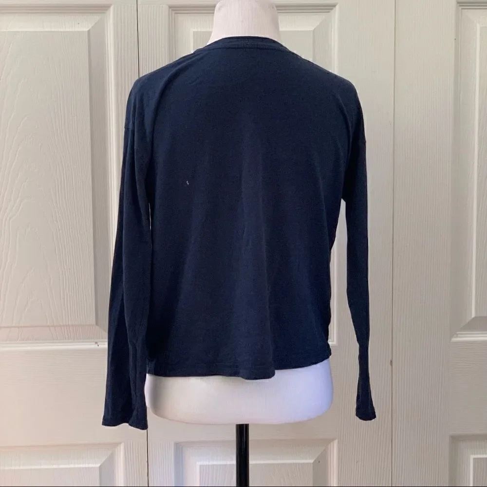 Gymboree Feeling Good Navy Blue Long Sleeve Tshirt